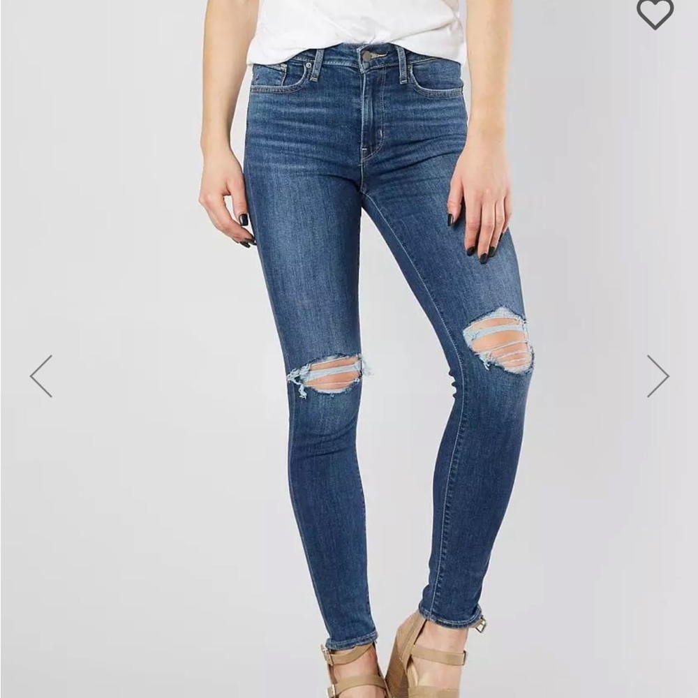 Levi’s 721 High Rise Skinny Blue Jeans
